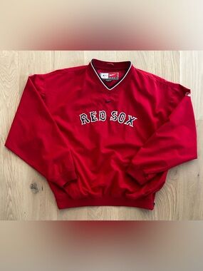 Men’s Nike Boston Red Sox MLB Baseball Center Swoosh Pullover Jacket